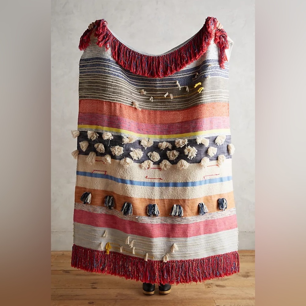 Anthropologie All Roads Throw Blanket